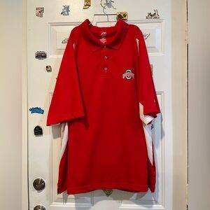 NWOT Ohio State Button Up